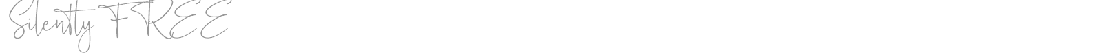Silently font preview